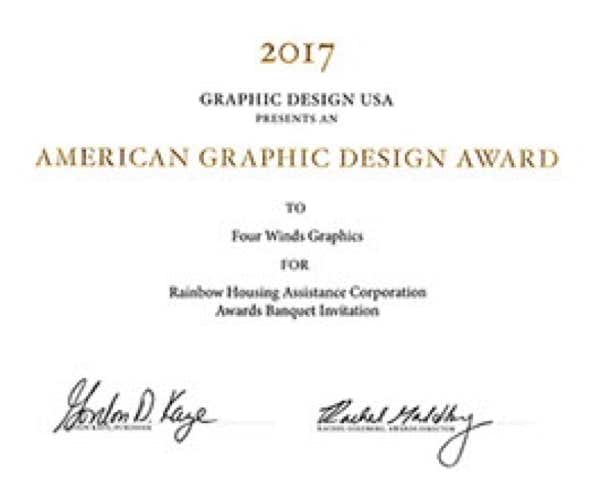 2017 GD USA Award Certificate