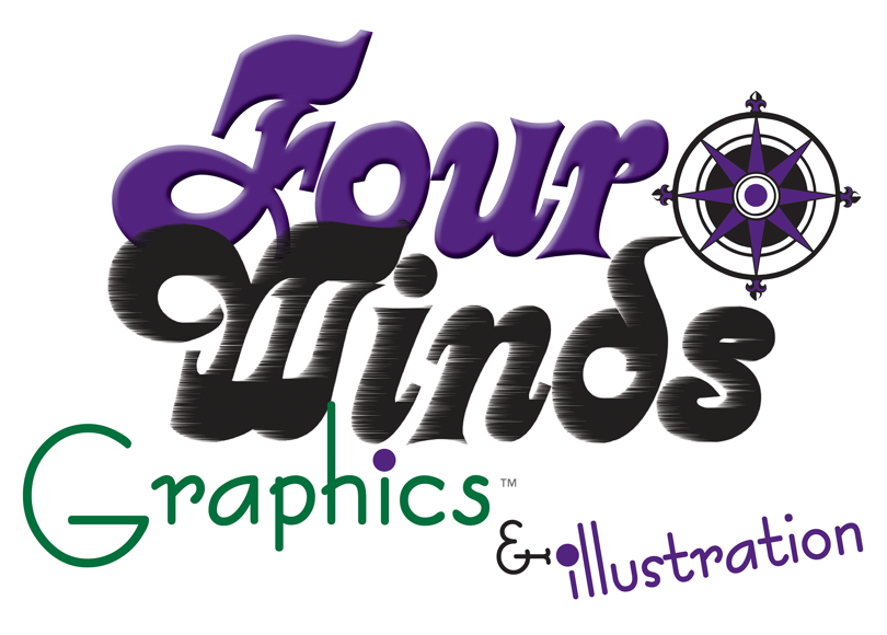 Four Winds Graphics Logo Design